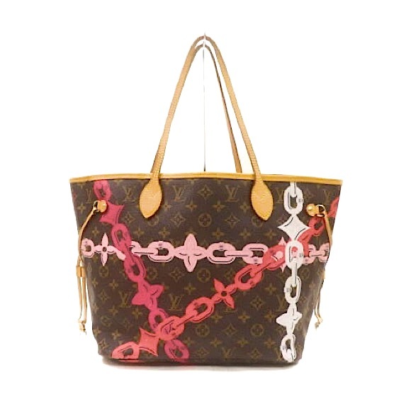 Louis Vuitton: Neverfull MM Monogram Chains Nautical Bay Cruise Yacht Tote - Picture 11 of 11